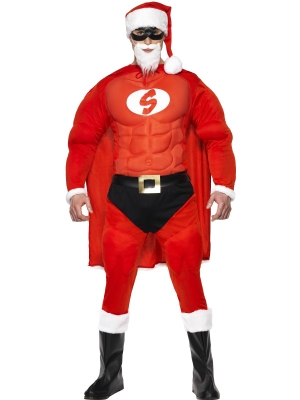 Supervaroņa Ziemassvētku vecīša tērps