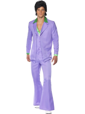 Lavender 1970s Suit Costume