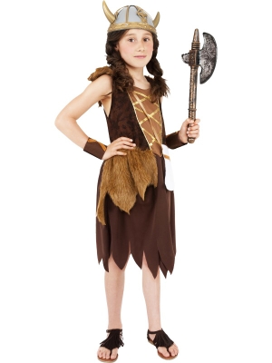 Vikingu meitenes kostīms