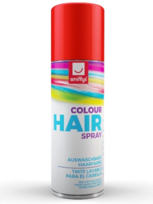 Hair Colour Spray, Red, 125 ml