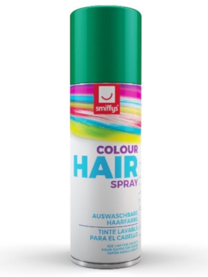 Hair Colour Spray, Green, 125 ml