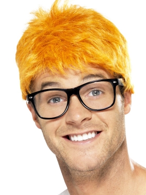Wig and Glasses, TV Host Kit
