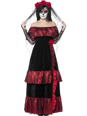Day of the Dead Bride Costume, Deluxe