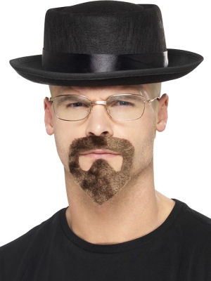 Heisenberga cepure, kazbārdiņa un brilles