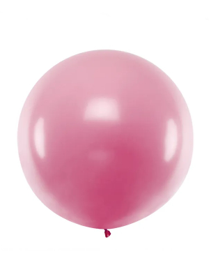 1 metra balons, Gaiši rozā,  perlamutra