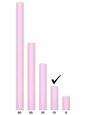 Tills, gaiši rozā, 0.15 x 9 m