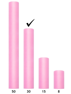 Tills, gaiši rozā, 0.3 x 9 m