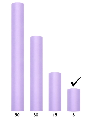 Tulle Plain, lilac, 0.08 x 20m
