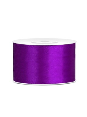 Satīna lente, violeta, 38 mm x 25 m