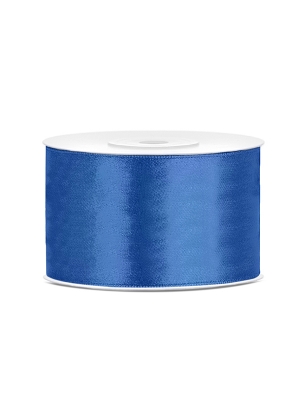Satīna lente, spilgti zila, 38 mm x 25 m