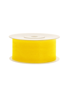 Šifona lente, dzeltena, 38 mm x 25 m