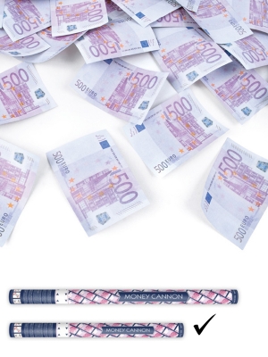 Plaukšķene, 500 eiro banknotes, 60 cm