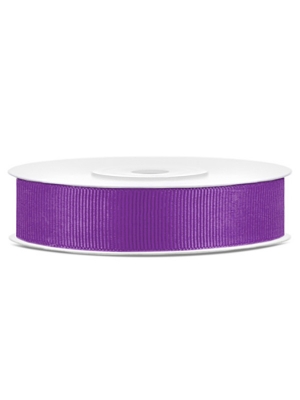 Grosgrain ribbon, purple, 15 mm x 25 m