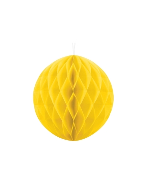 Papīra bumba, dzeltena, 30 cm