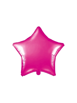 Folija balons zvaigzne, tumši rozā, 48 cm