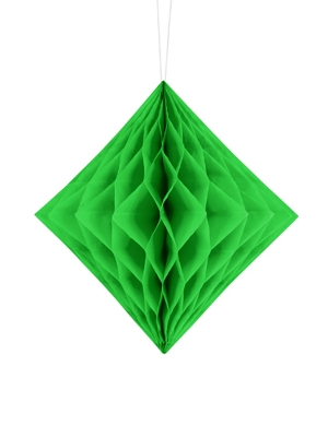 Papīra Dimants, gaiši zaļš, 20 cm