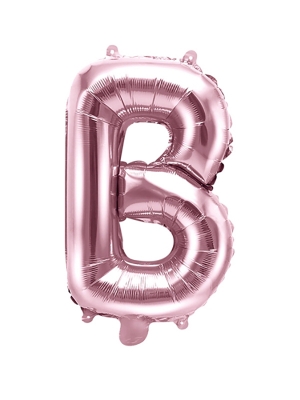 Folijas balons, B, rozā zelts, 35 cm