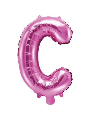 Folijas balons, C, tumši rozā, 35 cm