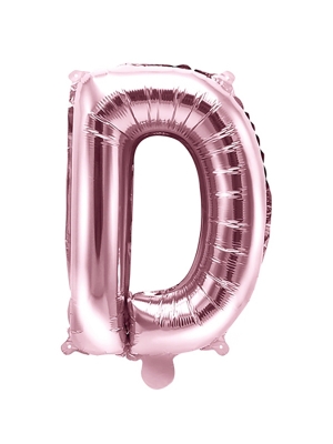 Folijas balons, D, rozā zelts, 35 cm