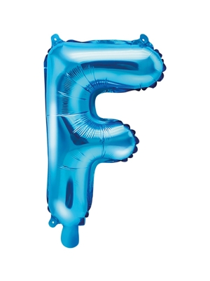 Folijas balons, F, zils, 35 cm