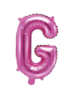 Folijas balons, G, tumši rozā, 35 cm