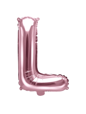 Folijas balons, L, rozā zelts, 35 cm