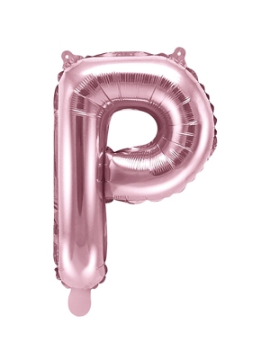 Folijas balons, P, rozā zelts, 35 cm