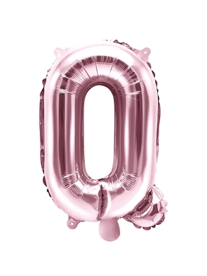 Folijas balons, Q, rozā zelts, 35 cm