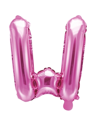 Folijas balons, W, tumši rozā, 35 cm