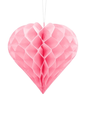 Papīra Sirds, gaiši rozā, 20 cm