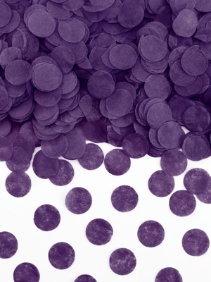 Konfeti aplīši, violeti, 1.6 cm, 15 gr