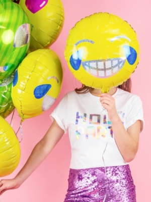 Folija balons Emoji smaidiņš, 45 cm