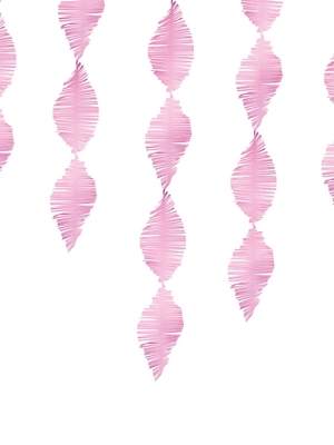 Strēmele no kreppapīra, rozā, 15 x 300 cm