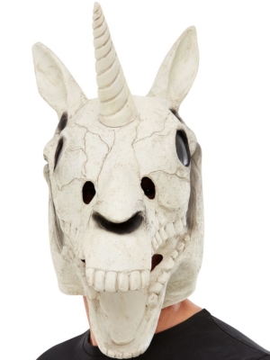Unicorn Skull Latex Mask