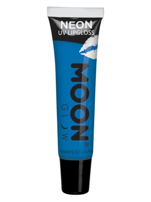 Augļu UV lūpu spīdums, zils, košļājamā gumija, 15 ml