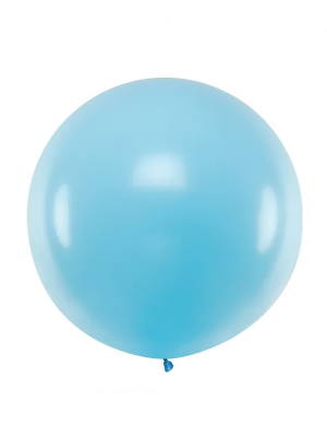 1 metra balons, Gaiši zils, pasteļtonis