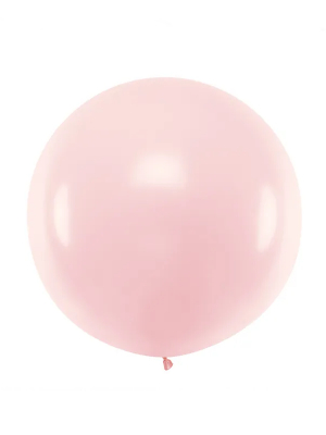 1 metra balons, Gaiši rozā, pasteļtonis