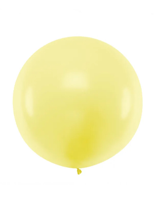 1 metra balons, Gaiši dzeltens, pasteļtonis