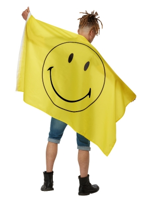 Smiley Large Flag, Yellow