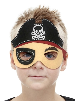 Pirāta flīsa maska