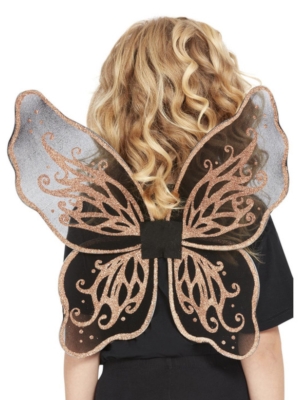 Dark Botanicals Butterfly Wings, Gold