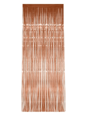 Shimmer Curtain, Rose Gold, 91 x 244 cm