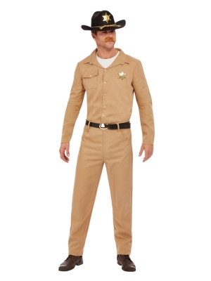 80s Sheriff Costume, Beige