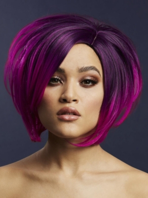 Fever Savanna Wig, Purple, 30 cm