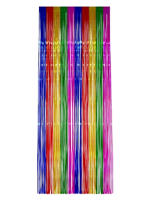 Lietutiņa aizkars, varavīksnes krāsas 91 cm x 244 cm