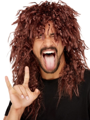Hard Rocker Wig, Brown