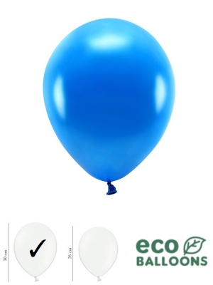 100 gab, Perlamutra eko baloni, tumši zili, 30 cm