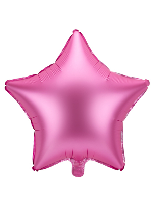Satīna folijas zvaigzne, rozā, 48 cm