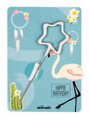 Mini kartiņa, "Happie birthday!" 11,5 cm x 8,5 cm