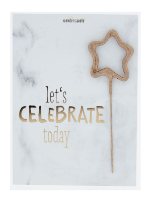 Mini kartiņa, "Let`s Celebrate Today", 11,5 cm x 8,5 cm